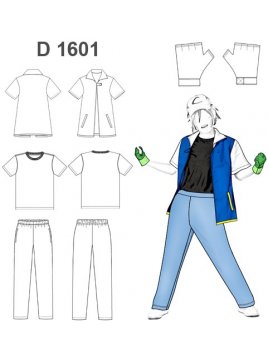 DISFRAZ  PERSONAJE JUEGO 1601