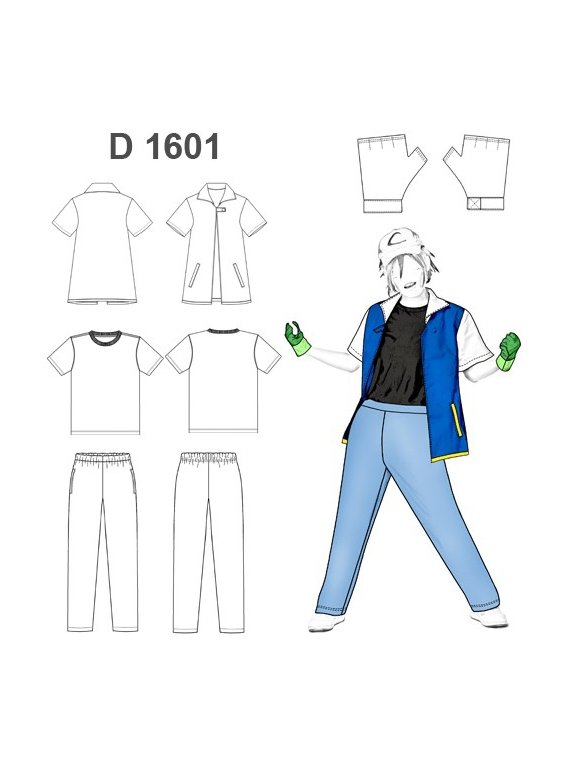 DISFRAZ  PERSONAJE JUEGO 1601