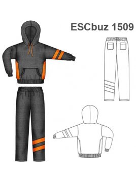 BUZO JOGGINS ESCOLAR COLEGIAL HOMBRE