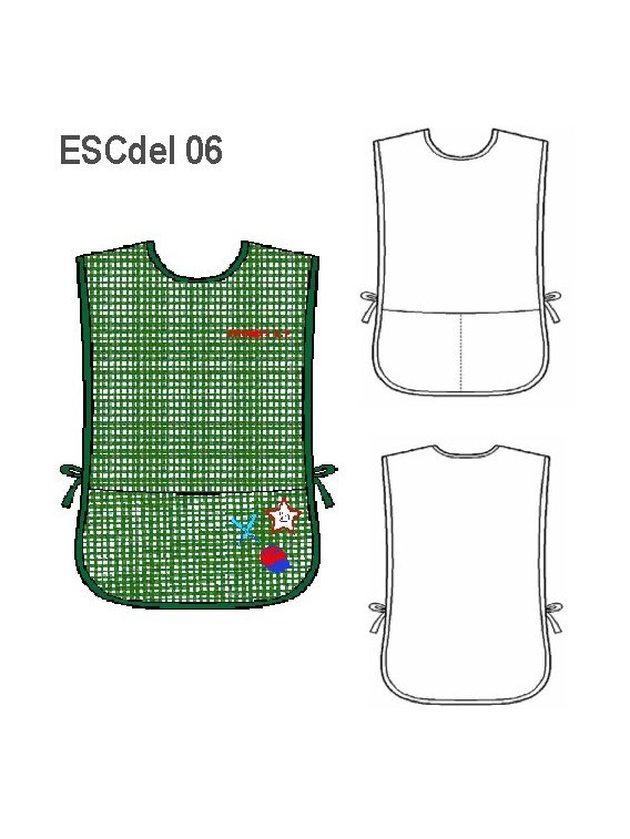 DELANTAL PARVULO ESCOLAR 0906