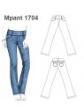 PANTALON RECTO AJUSTADO MUJER