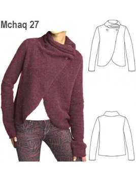 CHAQUETA CRUZADA MUJER 0927