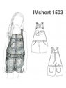 SHORT JARDINERA NIÑA 1503