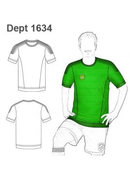 DEPORTE CAMISETA FUTBOL 1634