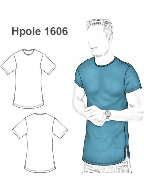 POLERA SLIM FIT BASICA HOMBRE 