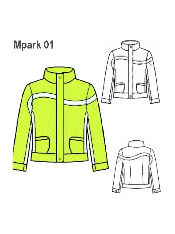 PARKA JUVENIL MUJER, MODELO AJUSTADO CON