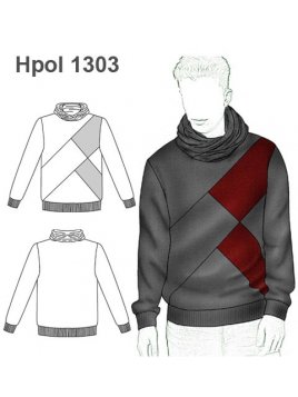 POLERON CORTES HOMBRE 1303