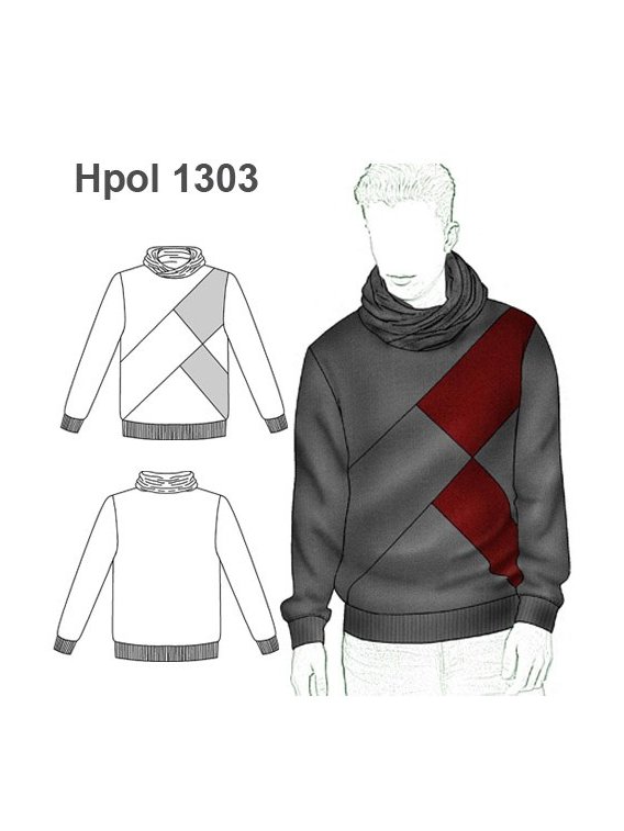 POLERON CORTES HOMBRE 1303