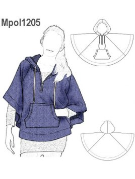 POLERON CAPA MUJER 1205