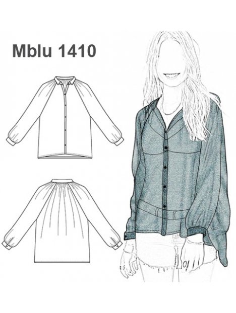 BLUSA CORTE EXTRAGRANDE MUJER