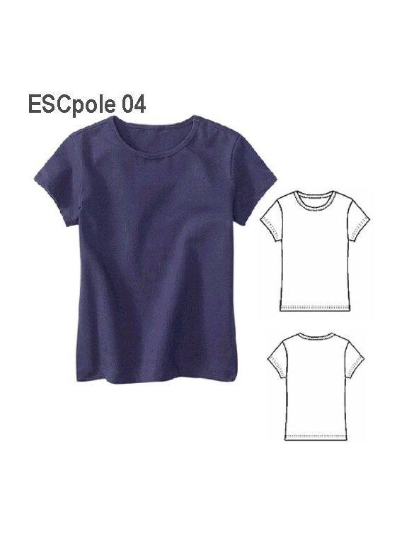 POLERA MUJER, CUELLO POLO (REDONDO).