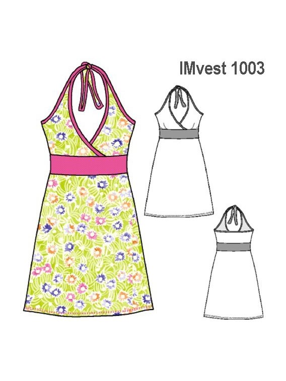 VESTIDO TIPO SOLERA NIÑA NENA, VIVOS Y PRETIN