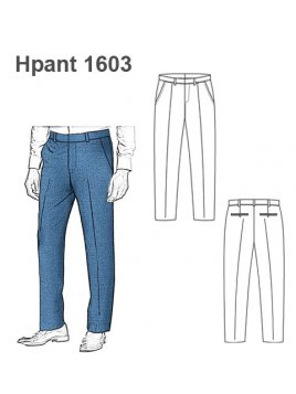 MOLDES PANTALON CLASICO HOMBRE