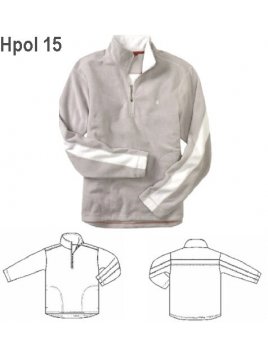 POLERON 1/2 CIERRE HOMBRE, BOLSILLOS COS