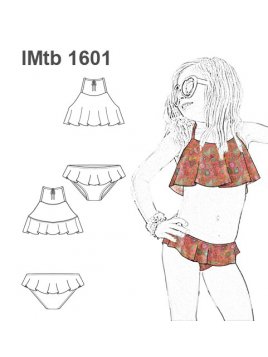 TRAJE DE BAÑO BIKINI NIÑA 1601