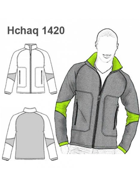 CHAQUETA HOMBRE MANGA RAGLAN