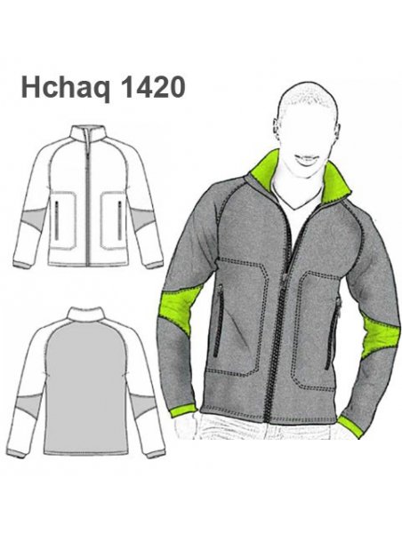 CHAQUETA HOMBRE MANGA RAGLAN