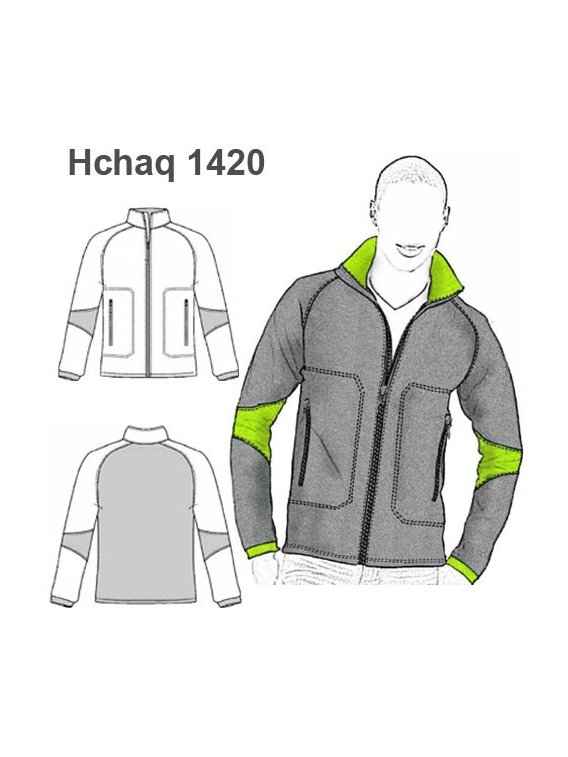 CHAQUETA HOMBRE MANGA RAGLAN
