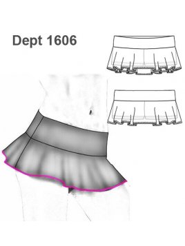 DEPORTE FALDA POLE DANCE 1606