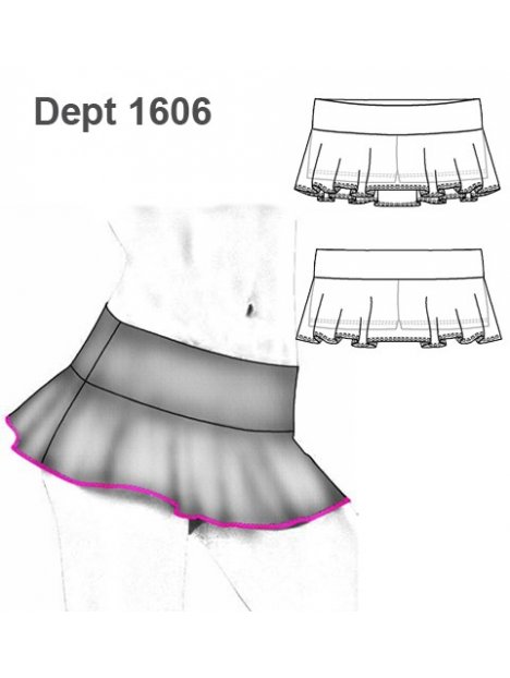 DEPORTE FALDA POLE DANCE 1606