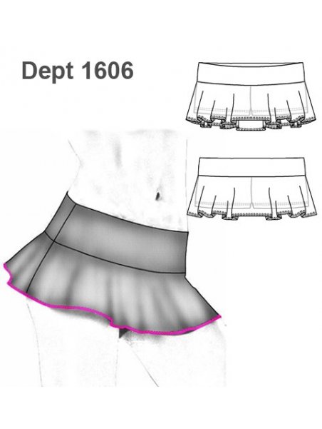 DEPORTE FALDA POLE DANCE 1606