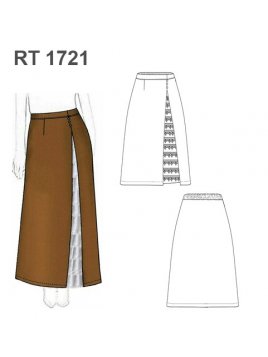 FALDA HUASA ELEGANTE RT 1721