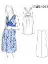 VESTIDO SIN MANGAS MATERNAL, FORRO INTER