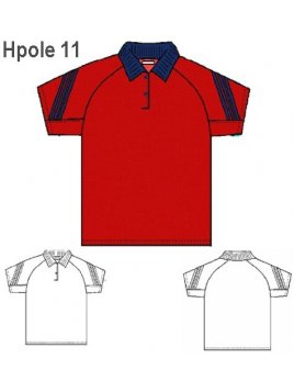 POLERA RAGLAND CORTES HOMBRE, MANGA CORT