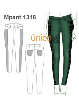 PANTALON PITILLO CORTE VERTICAL