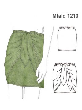 MINI FALDA NUDO DELANTERO