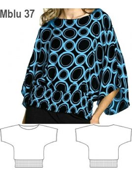 BLUSA MURCIELAGO MUJER, 