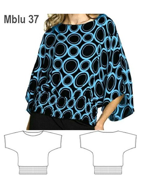 BLUSA MURCIELAGO MUJER, 