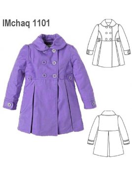 ABRIGO TABLAS NIÑA, FORRO INTERIOR