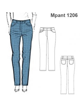 JEANS BASICO A LA CINTURA