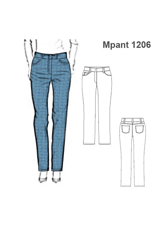JEANS BASICO A LA CINTURA