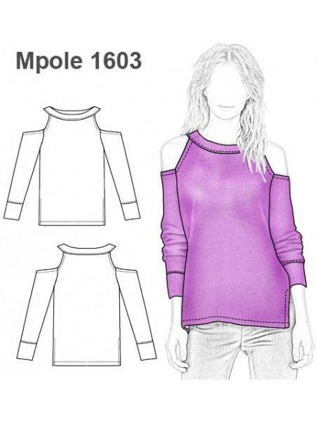 MOLDES PATRONES POLERA REMERA MANGA LARG