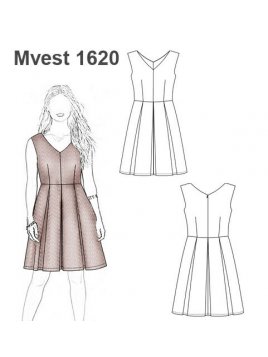 VESTIDO TABLAS MUJER 1620