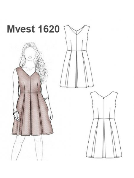 VESTIDO TABLAS MUJER 1620