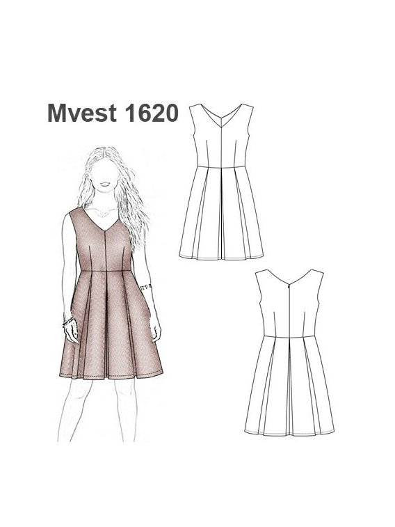 VESTIDO TABLAS MUJER 1620