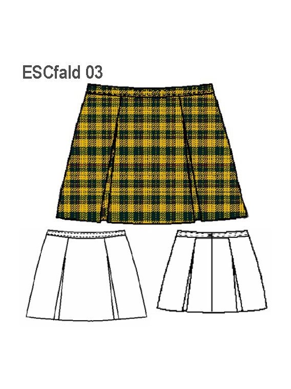 FALDA ESCOLAR 4 TABLAS ESCOLAR 0903