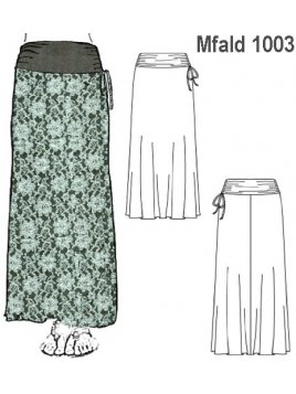 FALDA PRETINA ELASTICADA MUJER, PRETINA