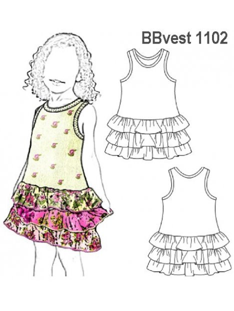 VESTIDO VUELOS BEBE 