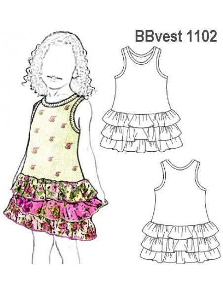 VESTIDO VUELOS BEBE 