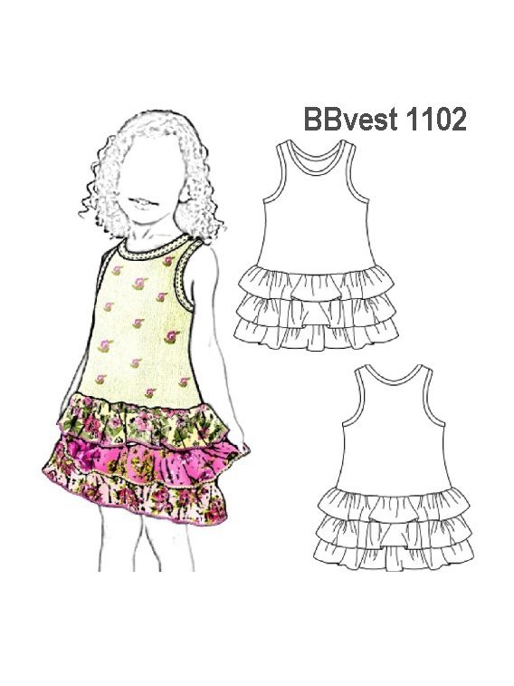 VESTIDO VUELOS BEBE 