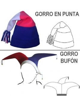 GORRO BUFÓN Y GORRO EN PUNTA 1002