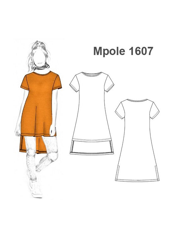POLERA REMERA LARGA MUJER