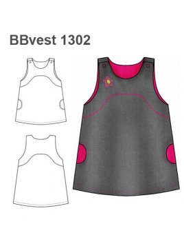 VESTIDO EVASE CON BOLSILLOS