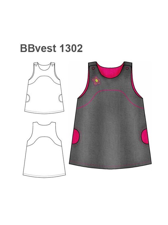 VESTIDO EVASE CON BOLSILLOS