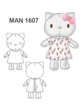 PELUCHE GATITA 48 CMs