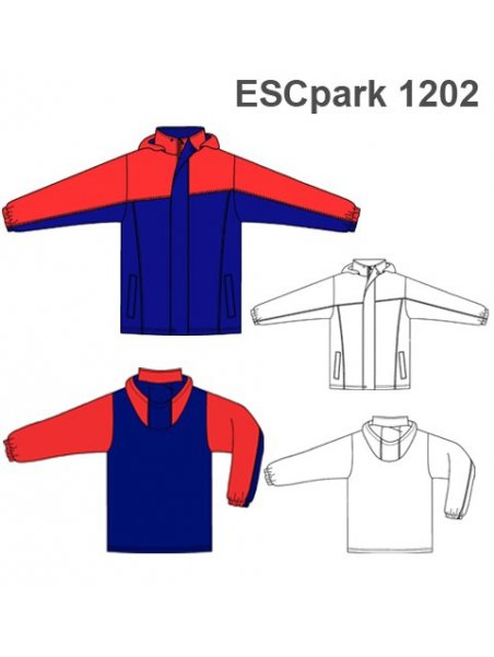 PARKA CORTES ESCOLAR 1202